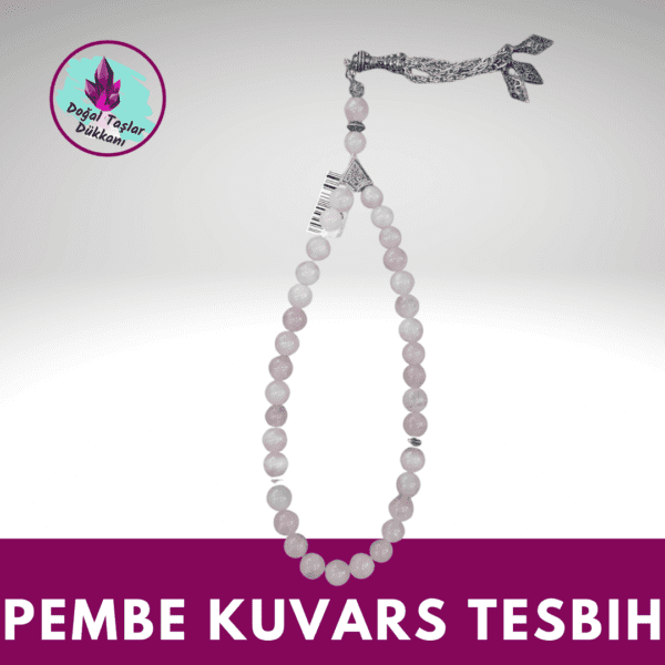 Pembe Kuvars Tesbih
