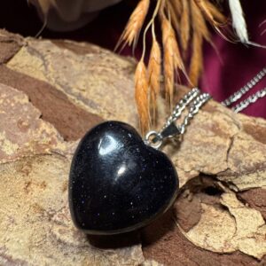 Yıldız Taşı Kolye Kalp Modeli